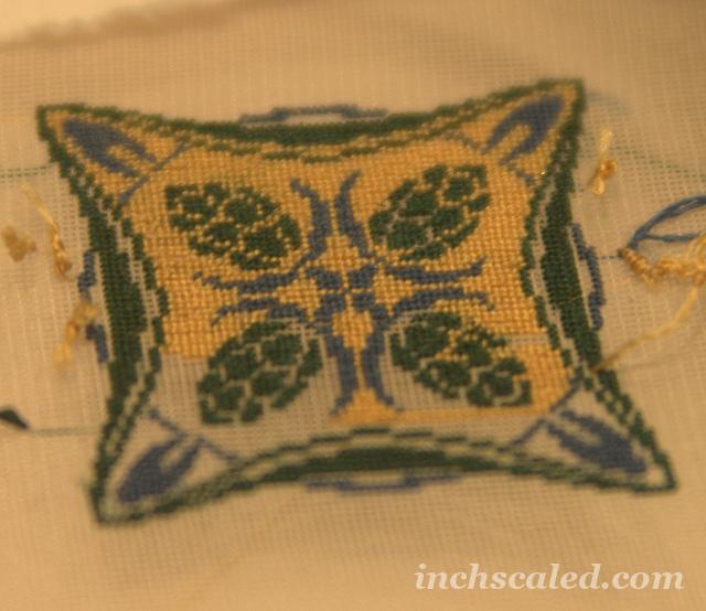 Miniature Needlepoint Pillow